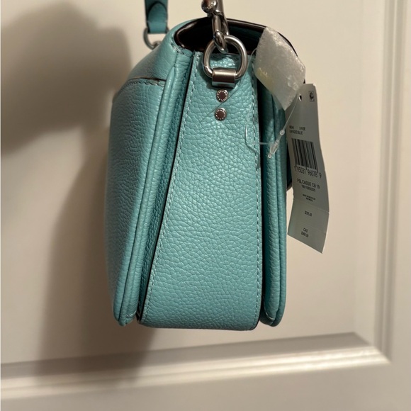 Coach Aqua Leather Shoulder Bag - Picture 2 of 4